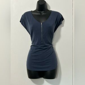 Green envelope LA, 65% Modal, in a deep blue-grey